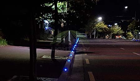 solar road studs